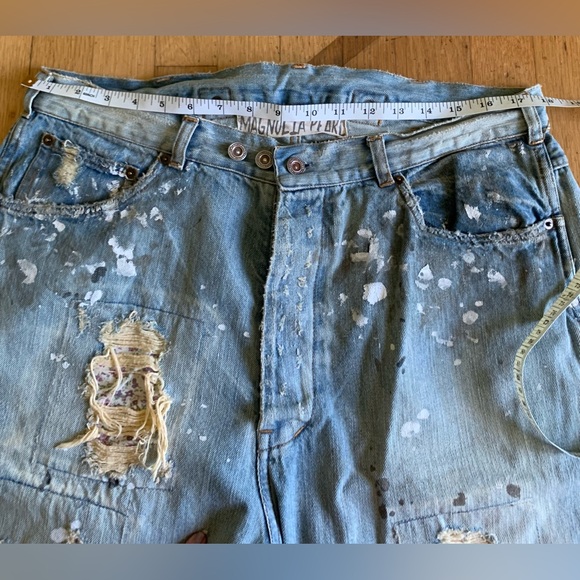 EUC Magnolia Pearl calico denims - Picture 2 of 6